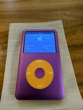 Apple iPod Classic 6th Gen 128GB Modded MB029LL Refurbished bundle Purple