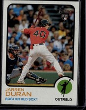 2022 Topps Heritage #211 Jarren Duran Team Name Color Swap Variation