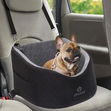 iPetba Dog Car Seat for Small  Medium Dogs - Crash-Protective, Non-Slip,Black
