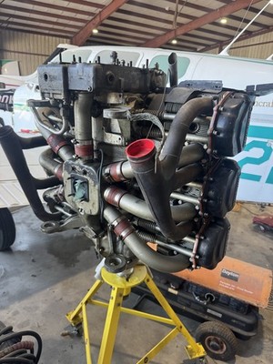 Beechcraft Bonanza Aircraft Continental E225-8 w/ARS angle valve STC mod engine