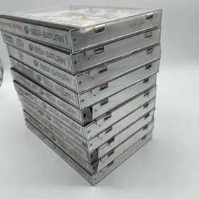 Sega Saturn Game Lot 10 Games In Total All Discs Great Shape! Boxes Have Wear!