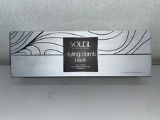 Soleil Heat Resistant Technology Professional Styling Comb Black