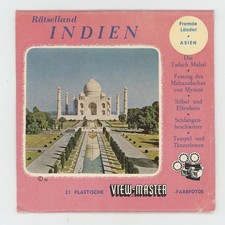 Rätselland Indien Belgian-made View-Master Packet  Reels 4400-ABC German edition