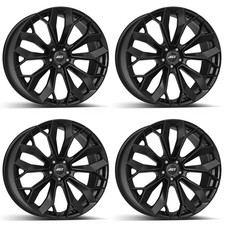 4 Alu Felgen AEZ Leipzig black 9.5Jx22 5x108 für Polestar Polestar 4