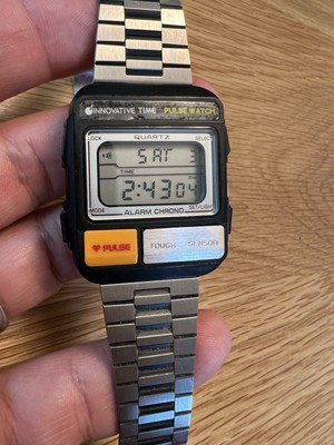 Innovative Time Pulse Watch Model PW 180B Excellent Condition New Battery