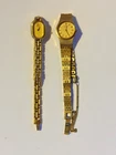 (2) Vintage Seiko Women’s Dress Watch 2Y00-0019 Gold Tone 1E20-6039 Untested Lot