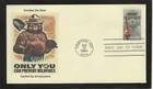 SMOKEY THE BEAR FDC 1984 CAPITAN, NEW MEXICO JERRY'S COVERS ONLY 1 MADE