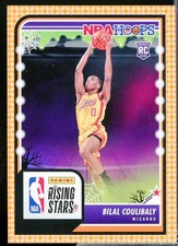 Bilal Coulibaly RS Rookie Card 2023-24 Hoops Haunted Hoops Orange #287. rookie card picture
