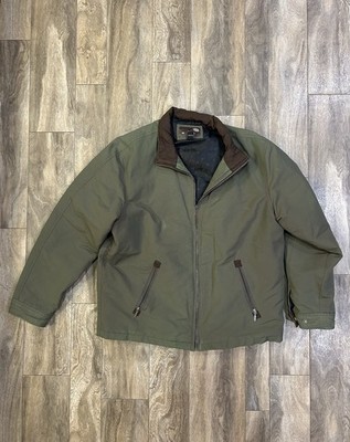 LYLE & SCOTT Green Collared Jacket Size Large Mens Full Zip Casual Outdoors