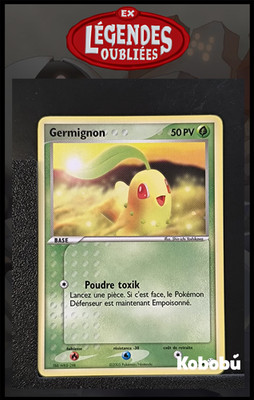 Pokemon Karte Germignon 55/101 Ex Vergessene Legenden Block EX FR 5