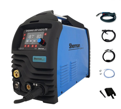 Halbautomatische Schweißgerät DIGIMIG 207 EASYLITE MIG/MAG/MMA WIG LIFT 200A 