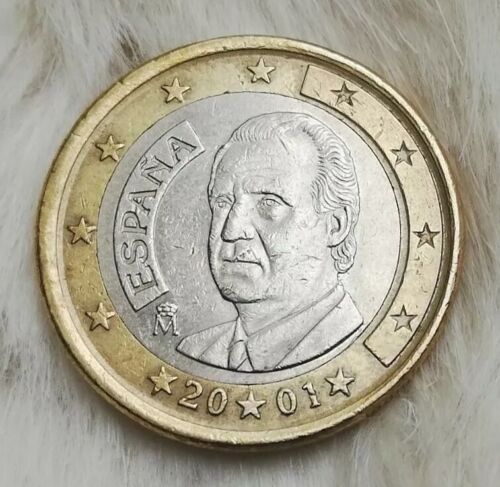 ____1 Euro Münze____ ~~~fehlprägung~~~   Spanien 2001 - Bild 1 von 3