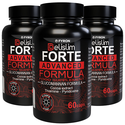 Delislim Forte - 180 Kapseln, 3er Pack