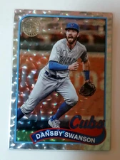 2024 Topps 1989 35th Anniversary Silver Foil ⚡Dansby Swanson⚡Cubs!