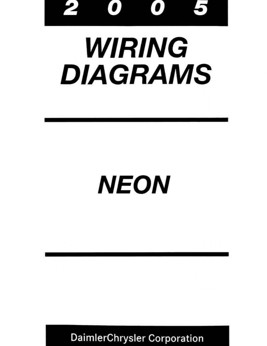 Dodge Neon Radio Wiring Diagram 2000 2001 Dodge Neon Radio Stereo 2