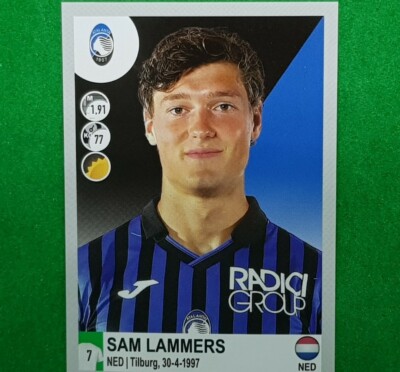 FIGURINA CALCIATORI PANINI 2020/21 ATALANTA LAMMERS n°55 ALBUM 2021