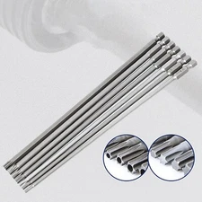 Torx Screwdriver Bit Set T8-T50 65-200mm Long Hex Security Magnetic Head S2 Tool