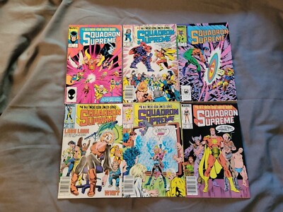 Squadron Supreme #1-6 (Vol. 1, Marvel) Pt 1-6 of 12 Limited Grade Around FN