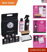 Shoe Care Kit - Includes 8 oz. Shoe Cleaner and Brush, The Protector Sneaker ...