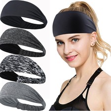 Sports Headband Unisex Fitness Headband Sweatband For Running Yoga Workout Gym