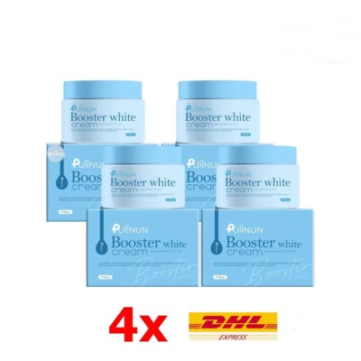 4x Puiinun booster white cream White armpits smooth Gentle sweet scent 100g