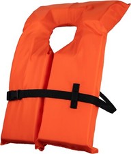 Bluestorm Type II Adult Universal Keyhole Life Jacket Vest PFD - USCG Approved