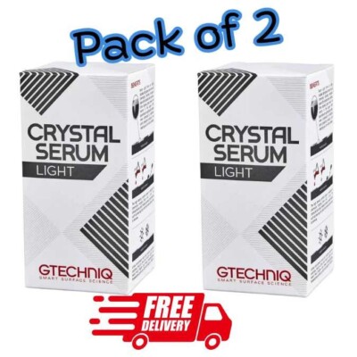 (2 Pack)  Gtechniq Crystal Serum Light High Quality Deep Gloss Ceramic Coating
