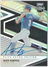 2020 Elite Extra Edition Signatures Auto #72 Alex Santos - Houston Astros