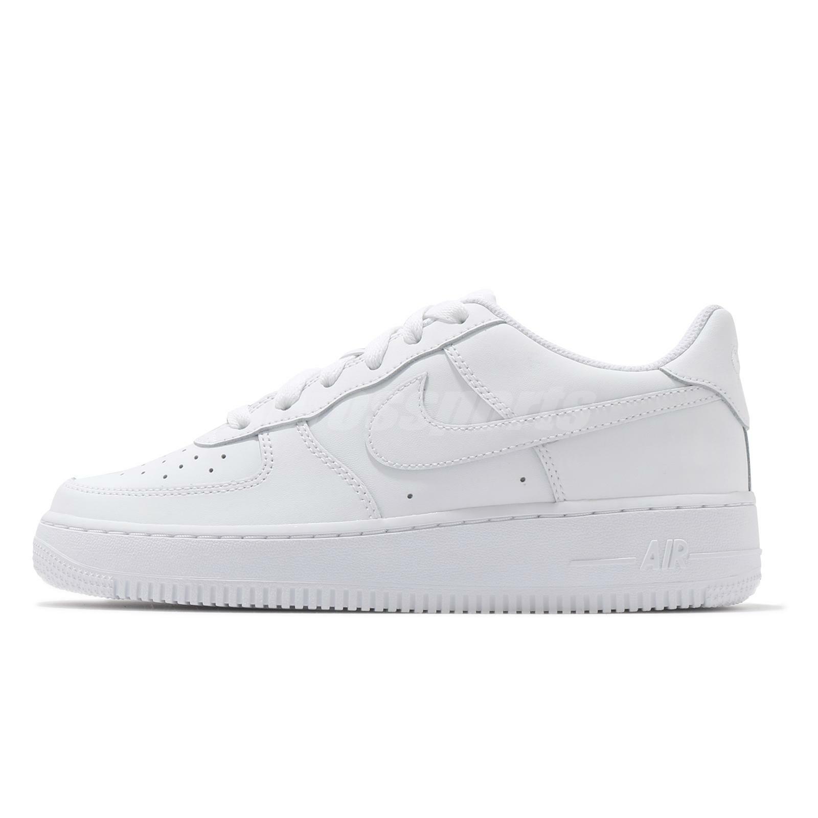Nike Air Force 1 LE GS AF1 Triple White Junior Kid Women Casual Shoes  DH2920-111 | eBay