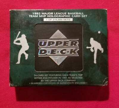 1992 Upper Deck MVP Holographic COMPLETE YOUR SET (#1-#54) PICK A CARD NM-MT