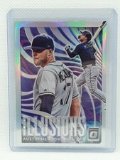Austin Meadows 2020 Optic Baseball - Illusions HOLO SILVER - Tampa Bay Rays