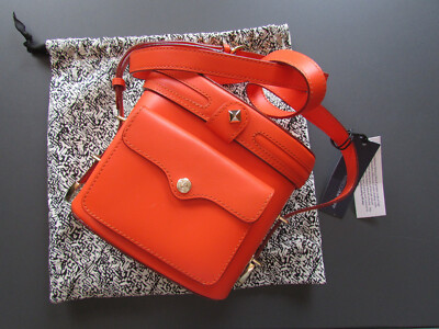 Rebecca Minkoff Collin Camera Bag Crossbody Tangelo NWD $245
