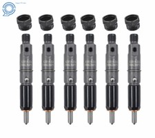 6 Pcs 50hp Fuel Injectors Fit For 89-93 Dodge 5.9l 6bt Diesel Engeine 432138376