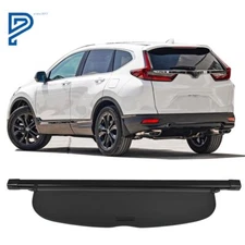 For 2017-2019 Honda CRV CR-V Rear Trunk Security Cargo Cover Luggage Black Shade