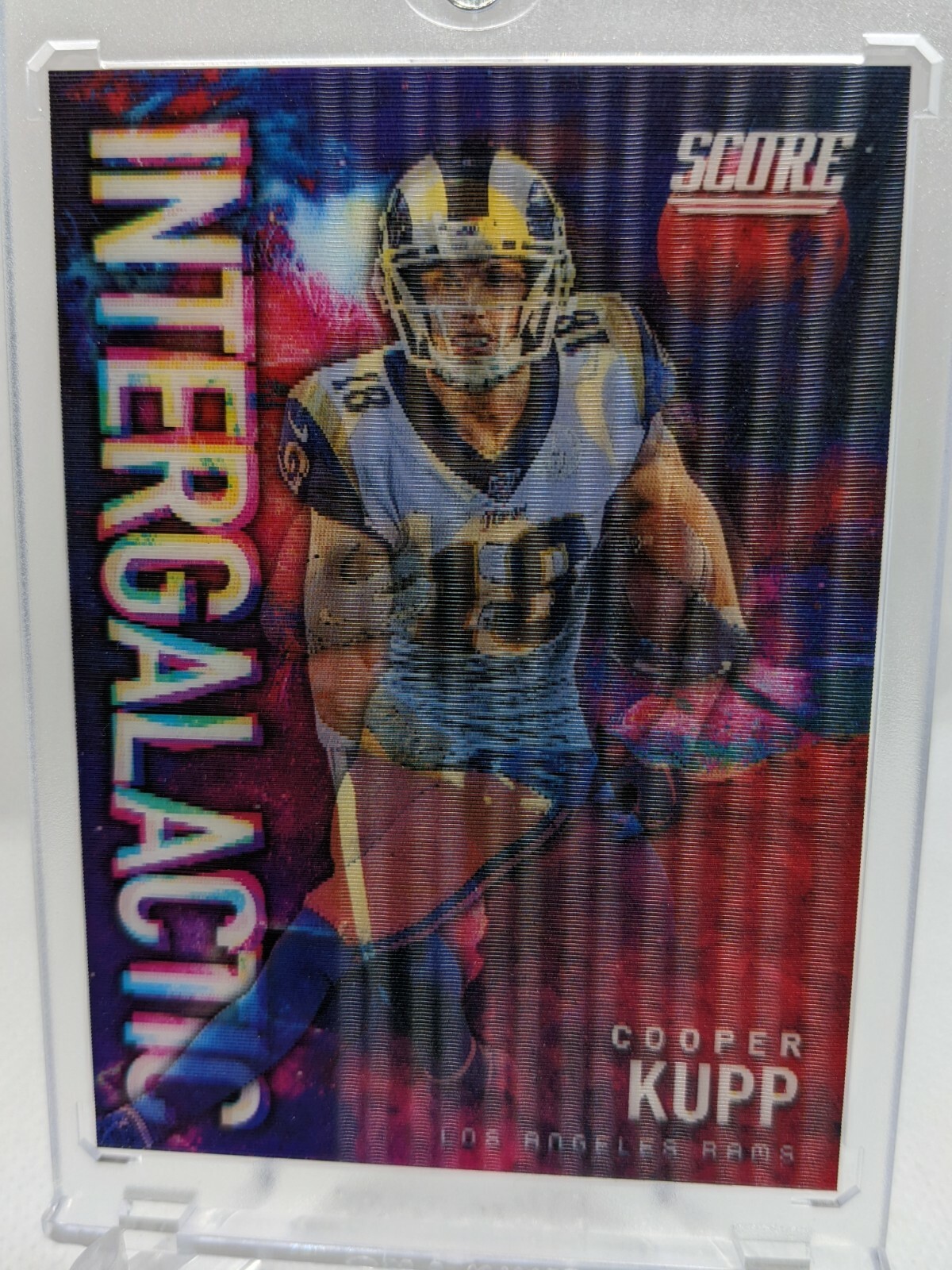 2020 Score SSP Cooper Kupp INTERGALACTIC Los Angeles RAMS CASE HIT MVP