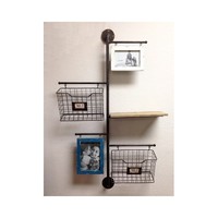 Wilco Home Store It Metal 2-basket Wall File Organizer With 2 Photo Frame on sale Wilco Home Store It Metal 2-basket Wall File Organizer With 2 Photo Frame on sale