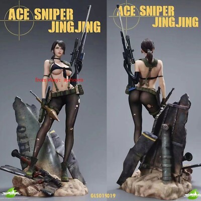 Green Leaf Studio Jingjing Ace Sniper 1/4 Figure Resin Statue Collectible Limit