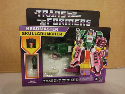 Transformers Headmaster SKULLCRUNCHER w/ GRAX - New in Box
