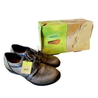Naot‎ Gray Suede Leather Lace-Up Oxfords Sz 13M Naot Bondos Oxford Lace Up - Charcoal | Comfortable Shoes  main image 4