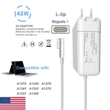 FOR APPLE MacBook Air11" 2008-2011 45W AC Adapter Charger A1369 A1370 Mag1 L-Tip