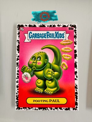 60a Pooting Paul BLACK Hole parallel Garbage Pail Kids Intergoolactic Card GPK