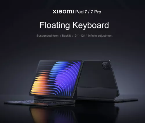 Original Xiaomi Pad 7 / 7 Pro Focus Keyboard 0-124 ° adjustable Backlight - Picture 3 of 7