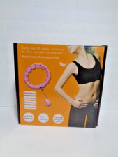 Weighted Hula Hoop Fitness 24 Knots Adult Smart Hoola Thin Waist Weight Loss New