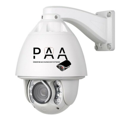 IP Dome Überwachungskamera 2 Megapixel,  Wetterfest Fernzugriff inkl. Alarm PAA