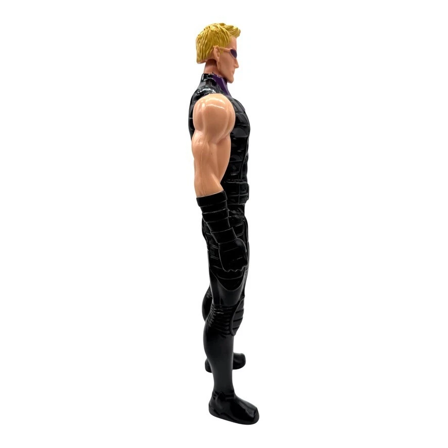Figura de acción Hawkeye 12 pulgadas Marvel Avengers Assemble Purple Titan Hero 2014 Foto 2 de 4
