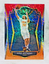 2020-21 PANINI SELECT #177 COLE ANTHONY PREMIER RC (RED WHITE & ORANGE SHIMMER)