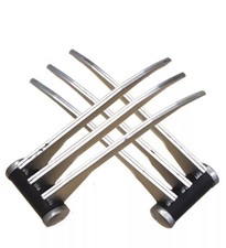 Foam Claws Pair, Wolverine Claws 2 PCS Set Props LARP Costume Cosplay Silver 