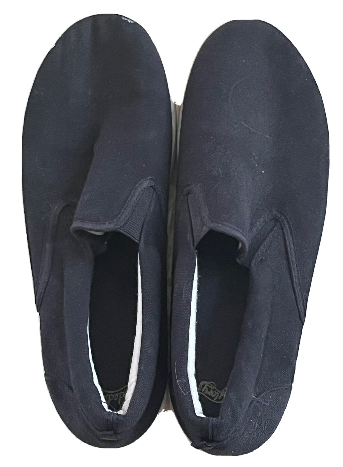 SAOLA Scarpe Faded Glory Uomo 9 Nero Tela Slip On Casual Sneaker Suola Antitraccia