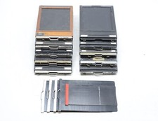 Mixed Lot of 10 4X5 FIlm Holders, Riteway, Graflex, Lisco Regal Read Desc