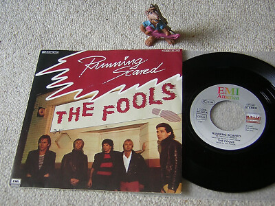 THE FOOLS Running Scared / Tell Me You Love Me 1981 GER 7''  +PS EMI AMERICA, NM